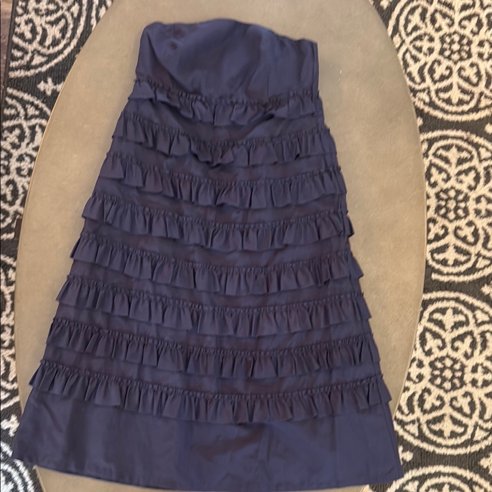 GAP Strapless Navy Dress